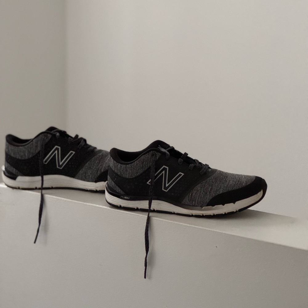 New Balance Charcoal and Black Running Shoes
